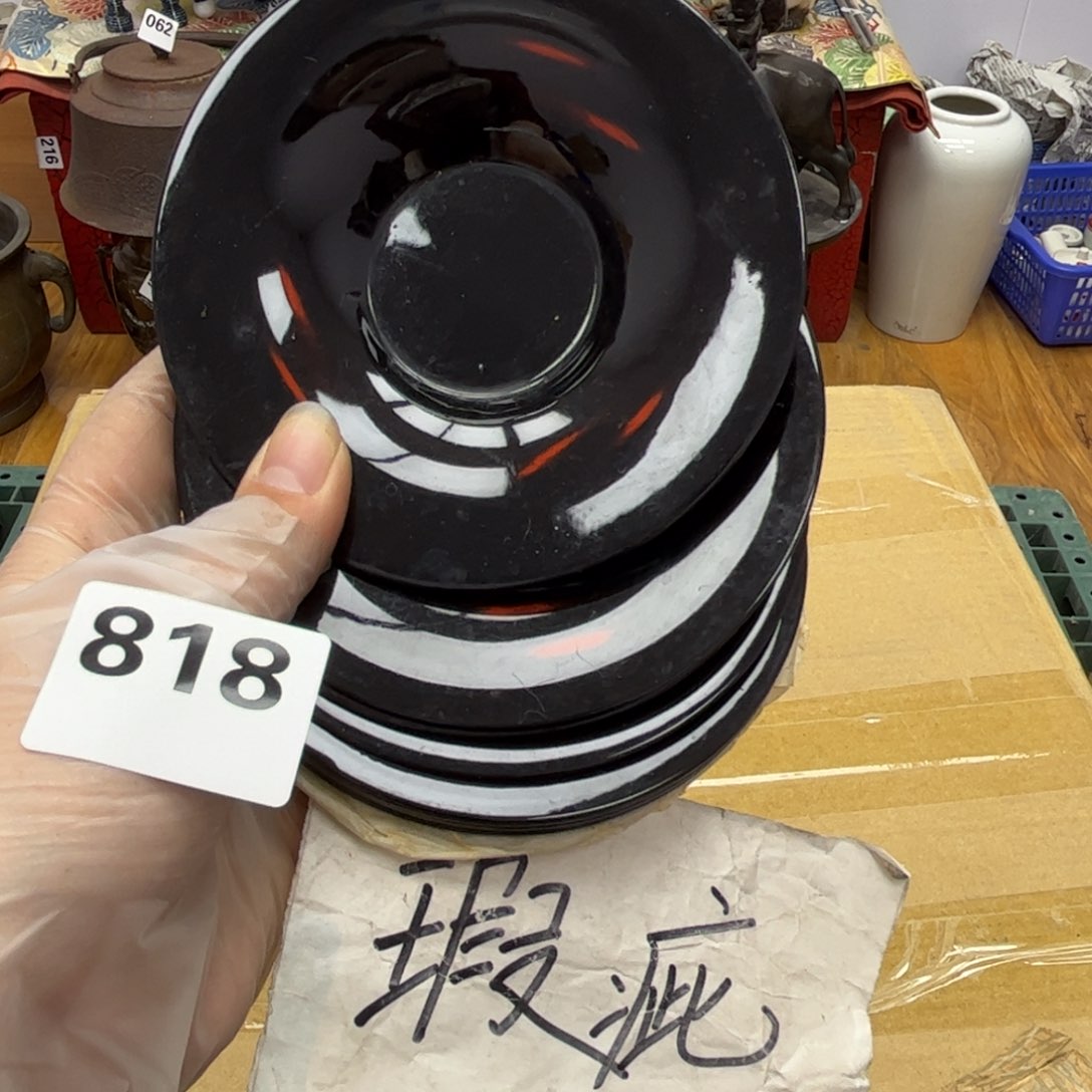 瓷片摆件工艺品摆件666 