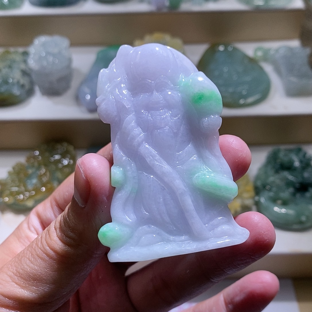 【闪购商品】翡翠颈饰未镶嵌寿星公