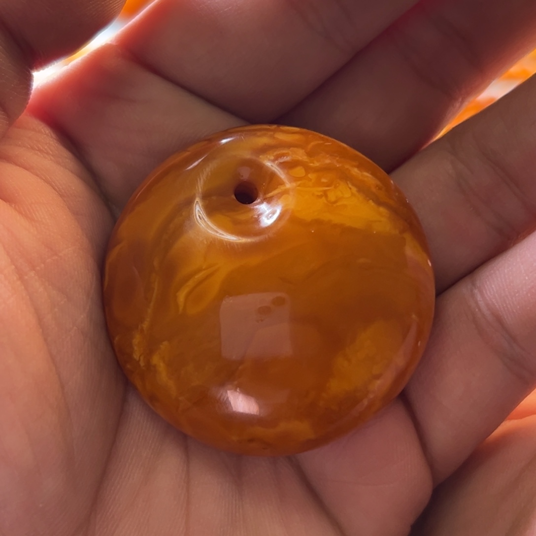 蜜蜡吊坠(不含链)未镶嵌