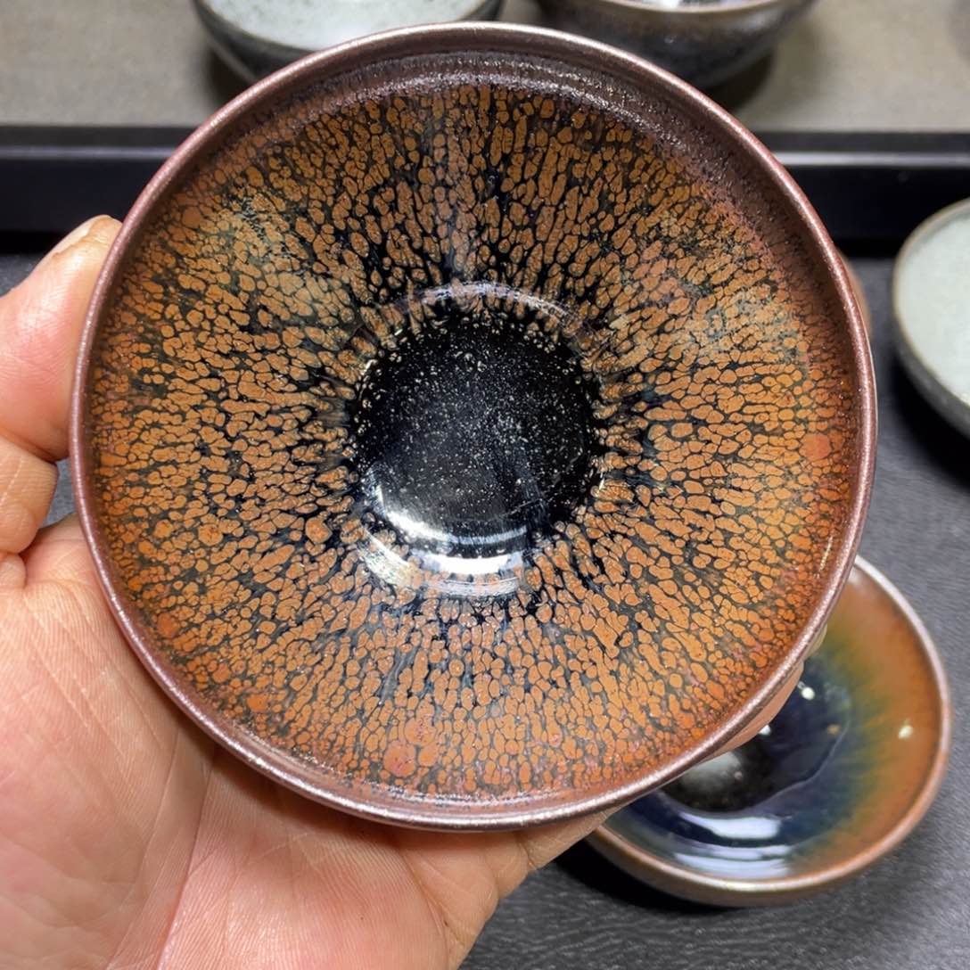 【闪购商品】茶盏柴烧建盏主人杯