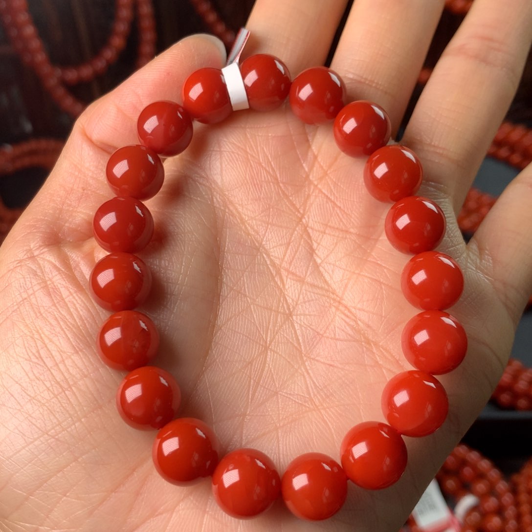 南红玛瑙手链未镶嵌10m手链糖