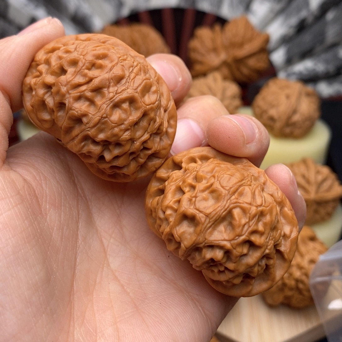 文玩核桃吊坠41宫灯打底