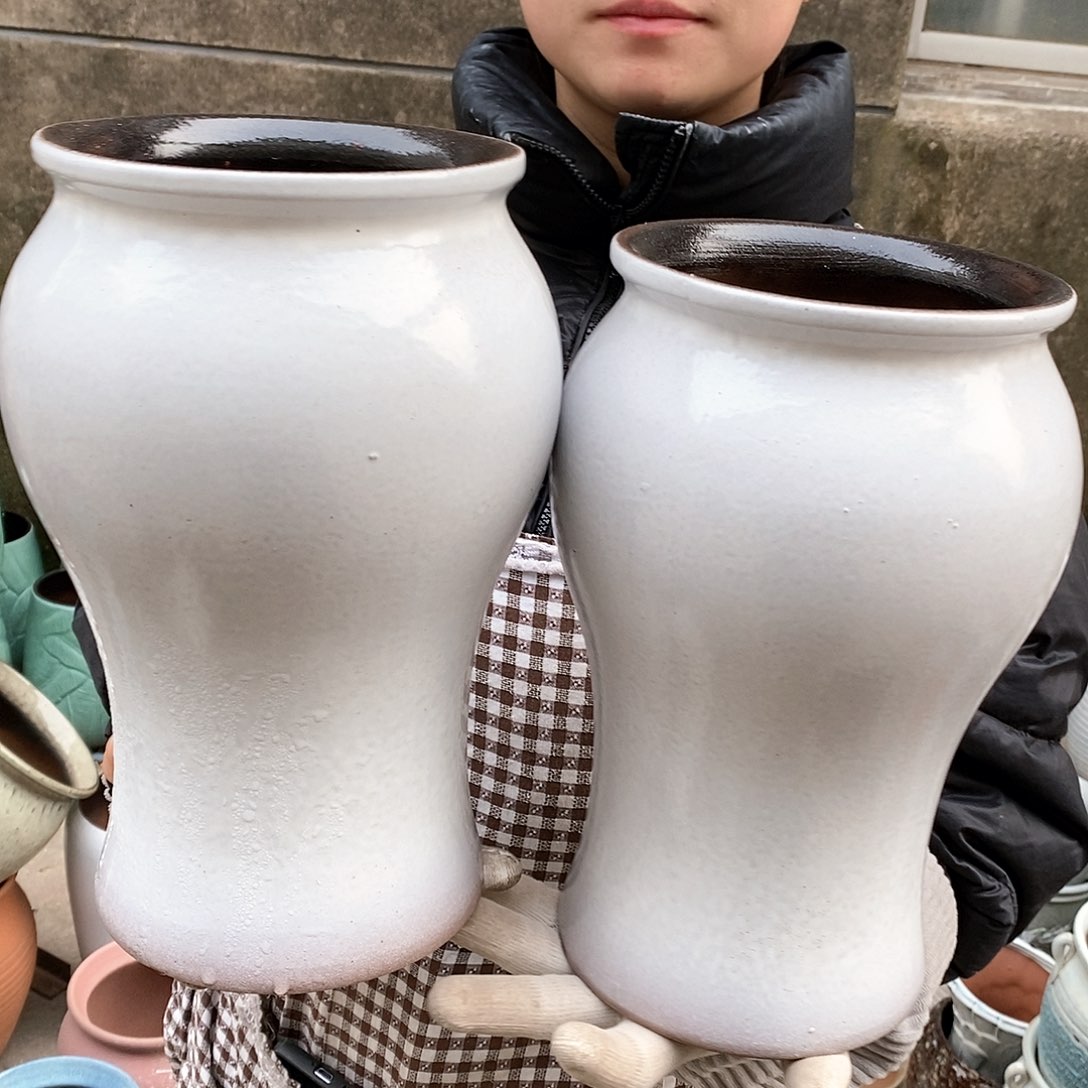 紫砂花盆大鱼尾正品口15高27