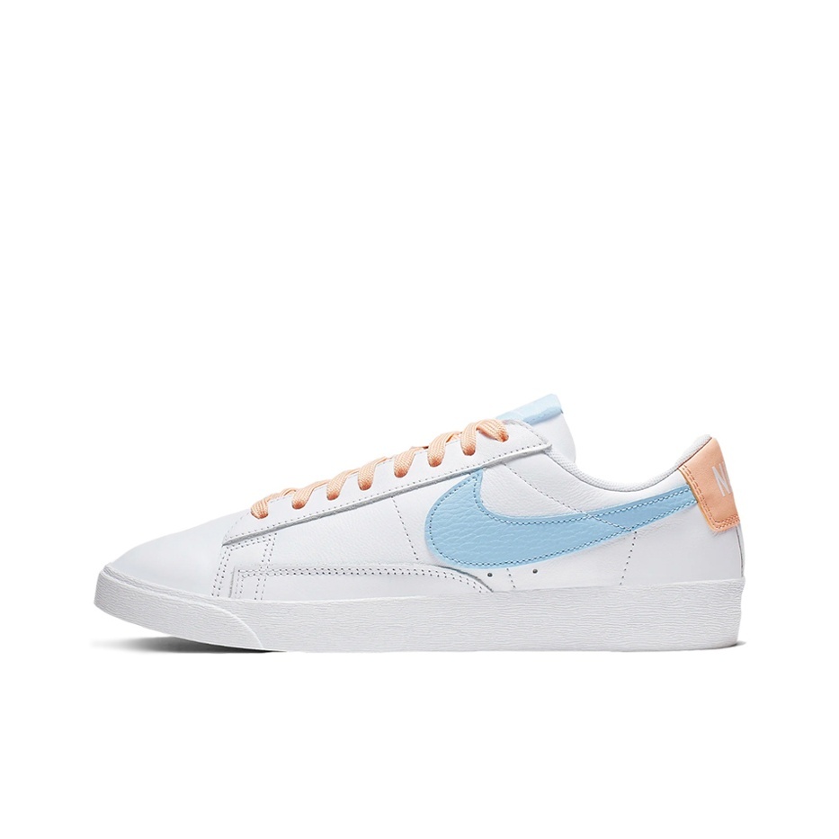 NIKE/耐克Nike Blazer LE防滑轻便低帮板鞋女款白蓝AV9370-104