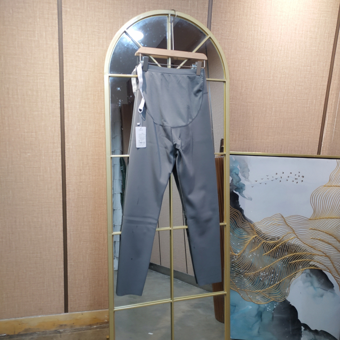 HN60孕妇灰色加绒加厚鲨鱼裤120-150