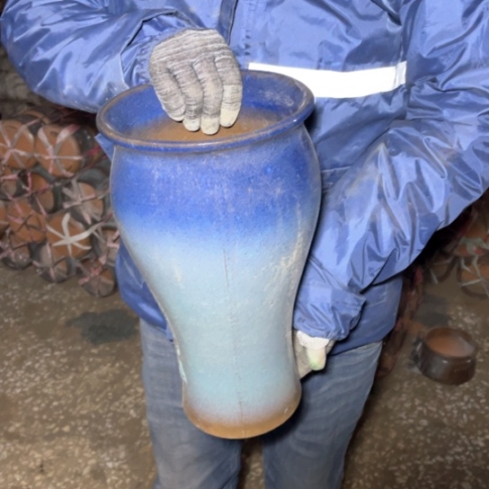 红陶口18高34瑕疵