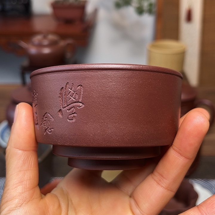 归***步紫砂茶杯主人杯容量150毫升