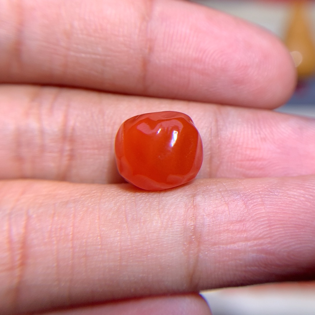 南红玛瑙满沙无相11×10老型未镶嵌微微沙袋