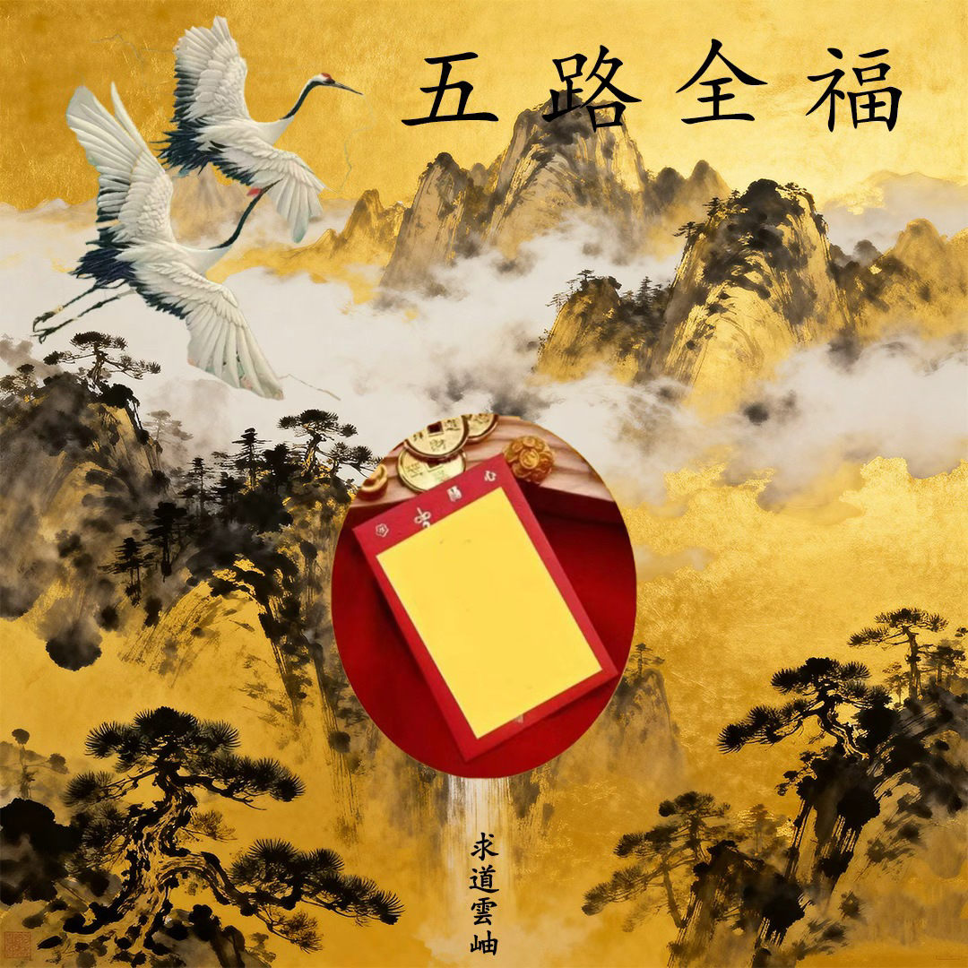❻号老师推荐 五路全福【过坛】 十二生肖亲笔绘 尽显传统韵味