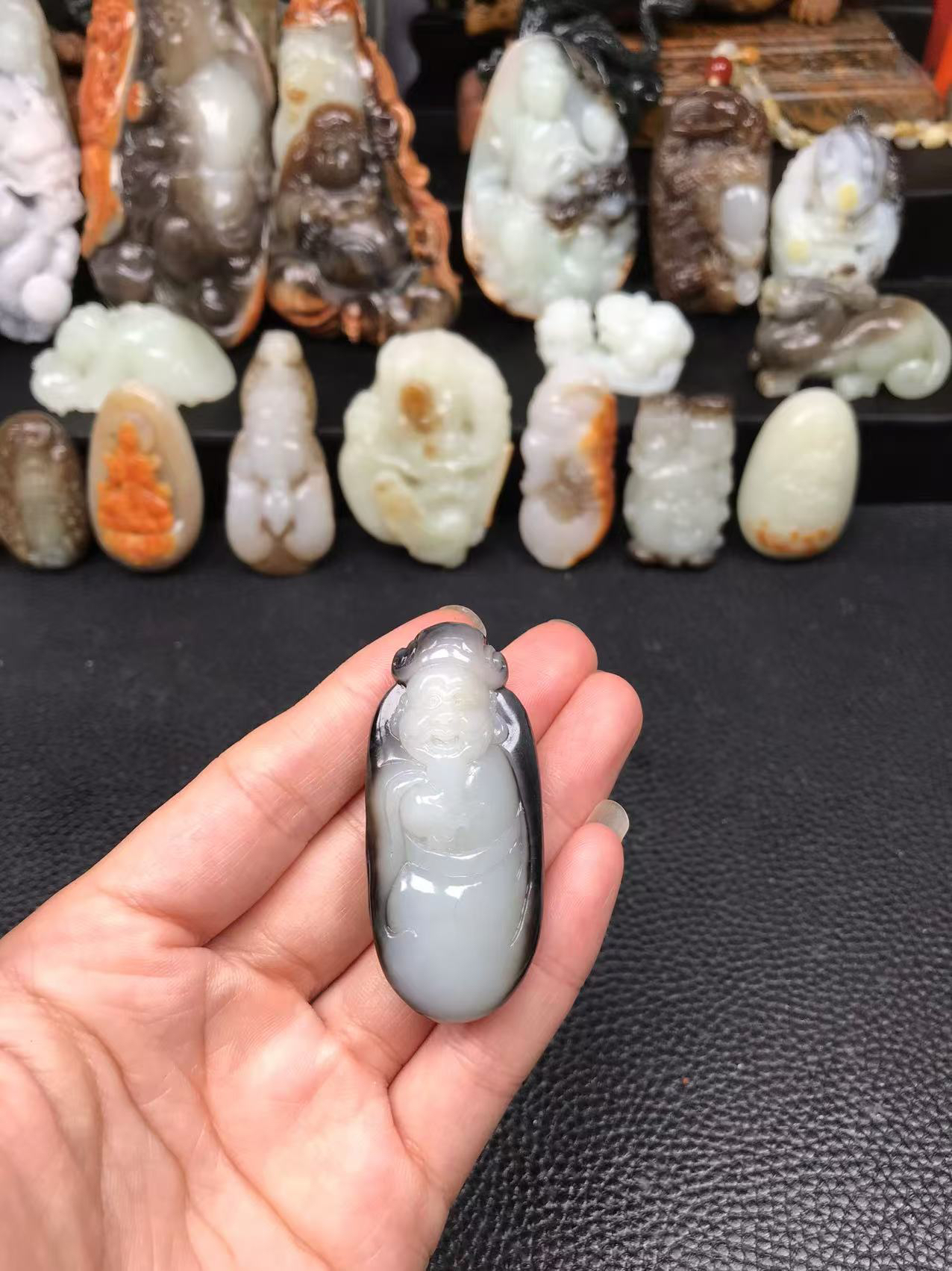 和田玉财神，实物超棒