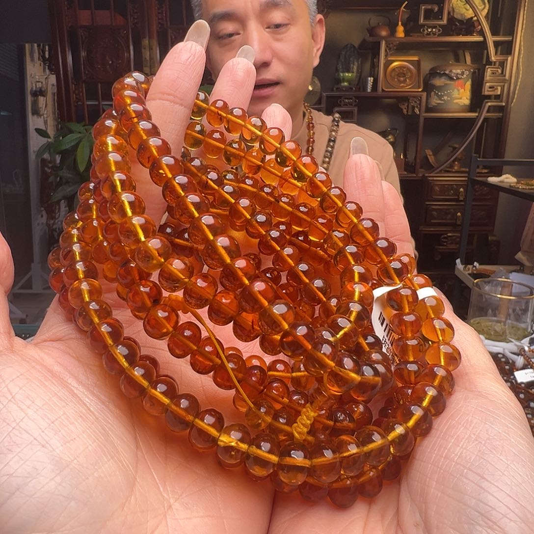 琥珀未镶嵌裸石抚顺琥珀20641-6九多样性发其一