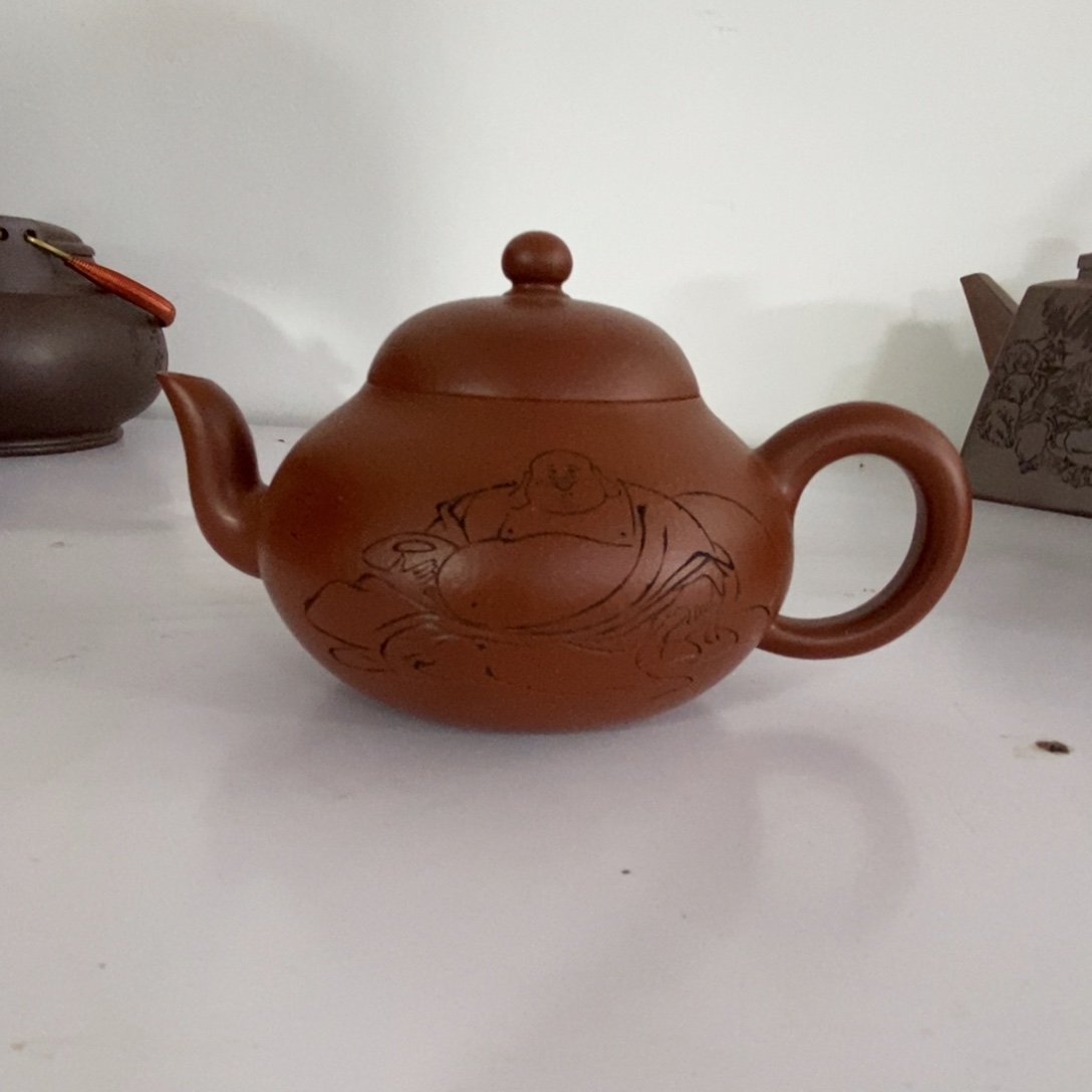 茶壶紫砂白7 梨形
