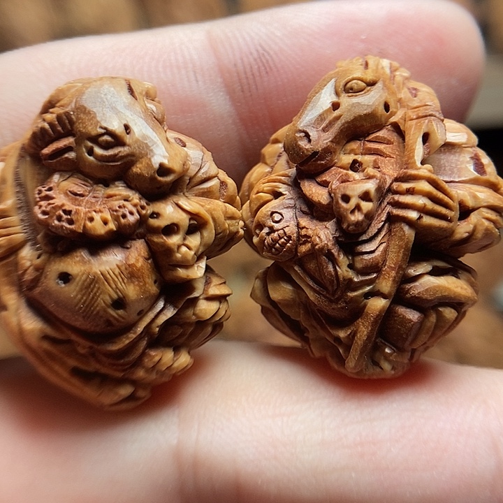 桃核手工牛头马面