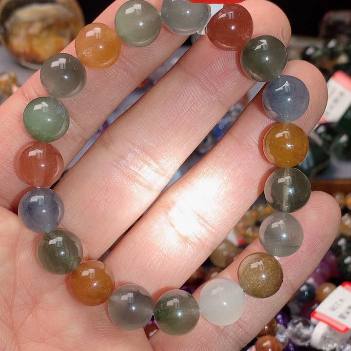水晶手串未镶嵌天然