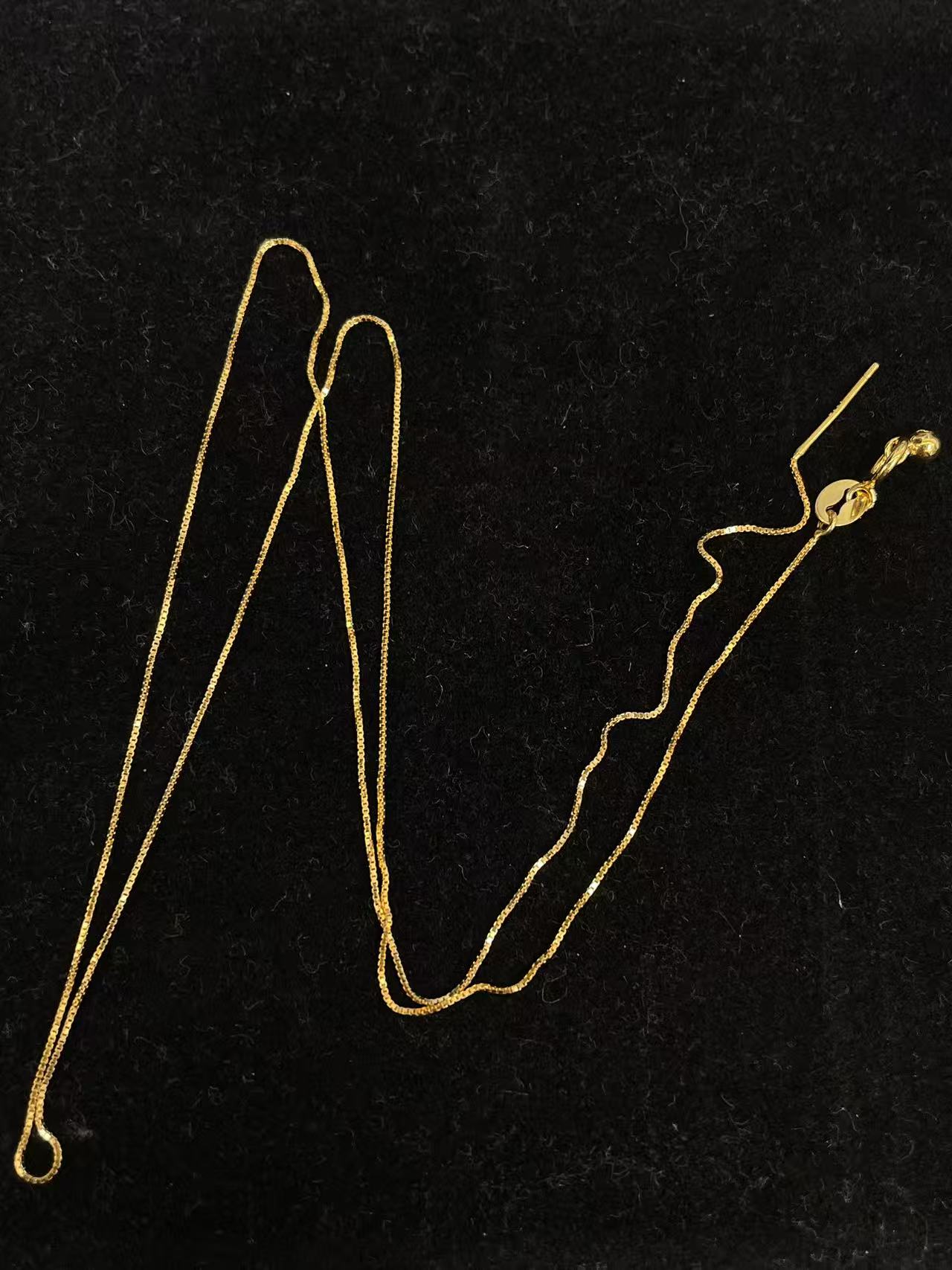 925银银制品 925盒仔链（多样性一件发货）