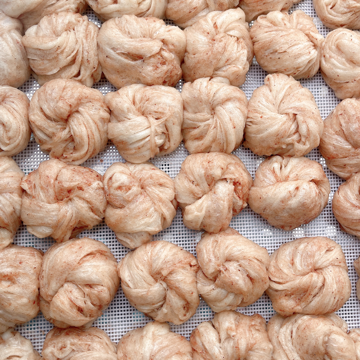 云南 手工早餐破酥千层迷你豆沙小花卷