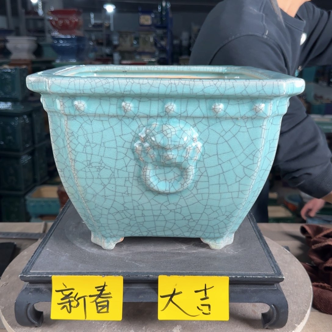 一风堂石湾花盆。微瑕