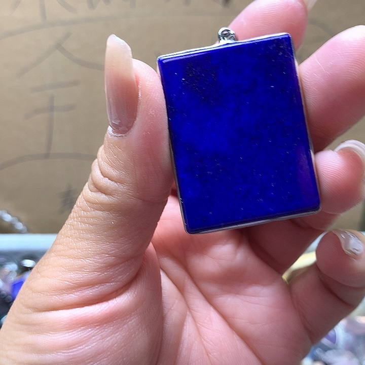 水晶水晶吊坠银S925镶嵌