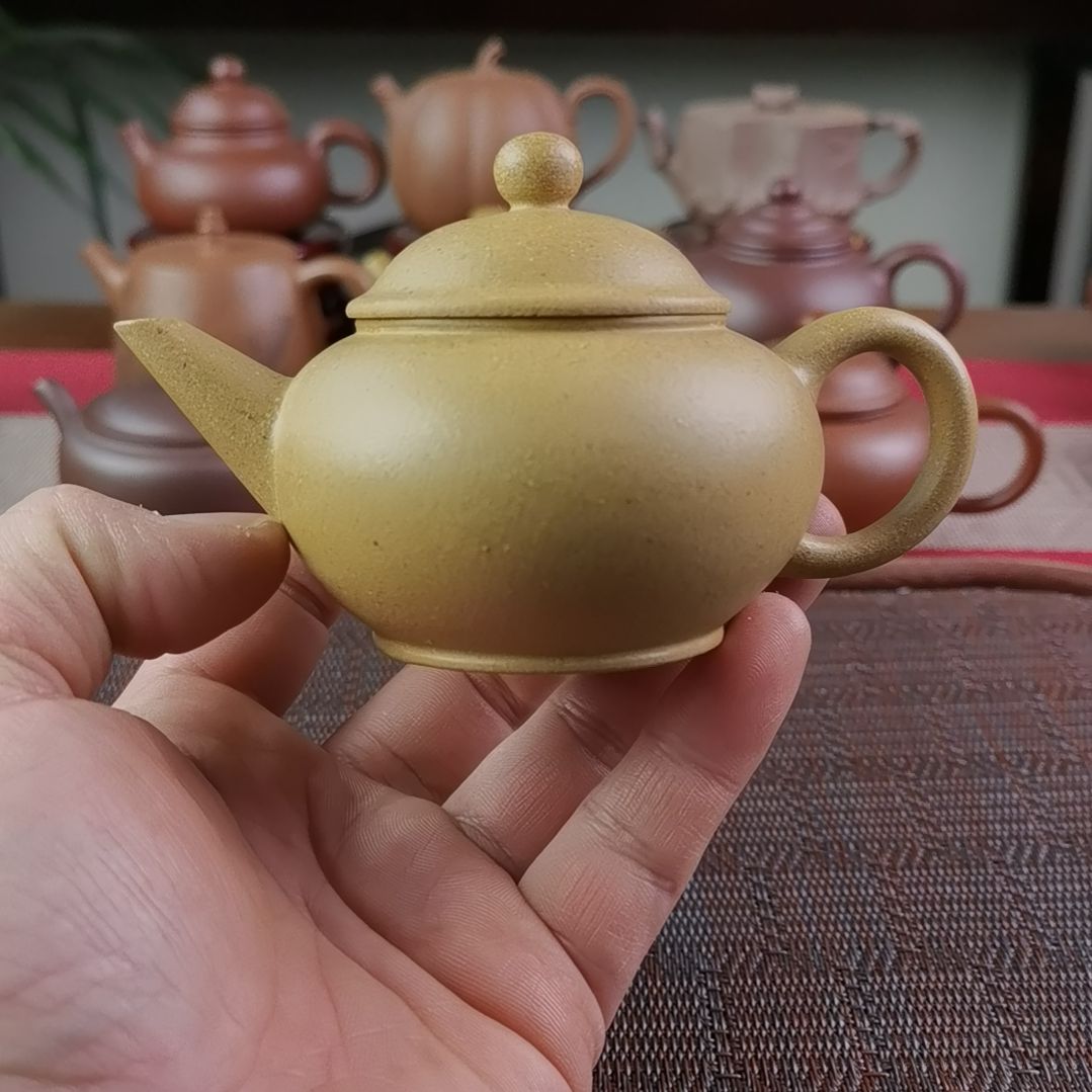 紫砂茶壶黄金段水平150CC