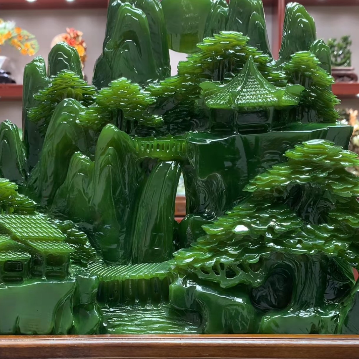 82137家居装饰雕刻摆件玄关电视柜客厅办公室乔迁开业礼物