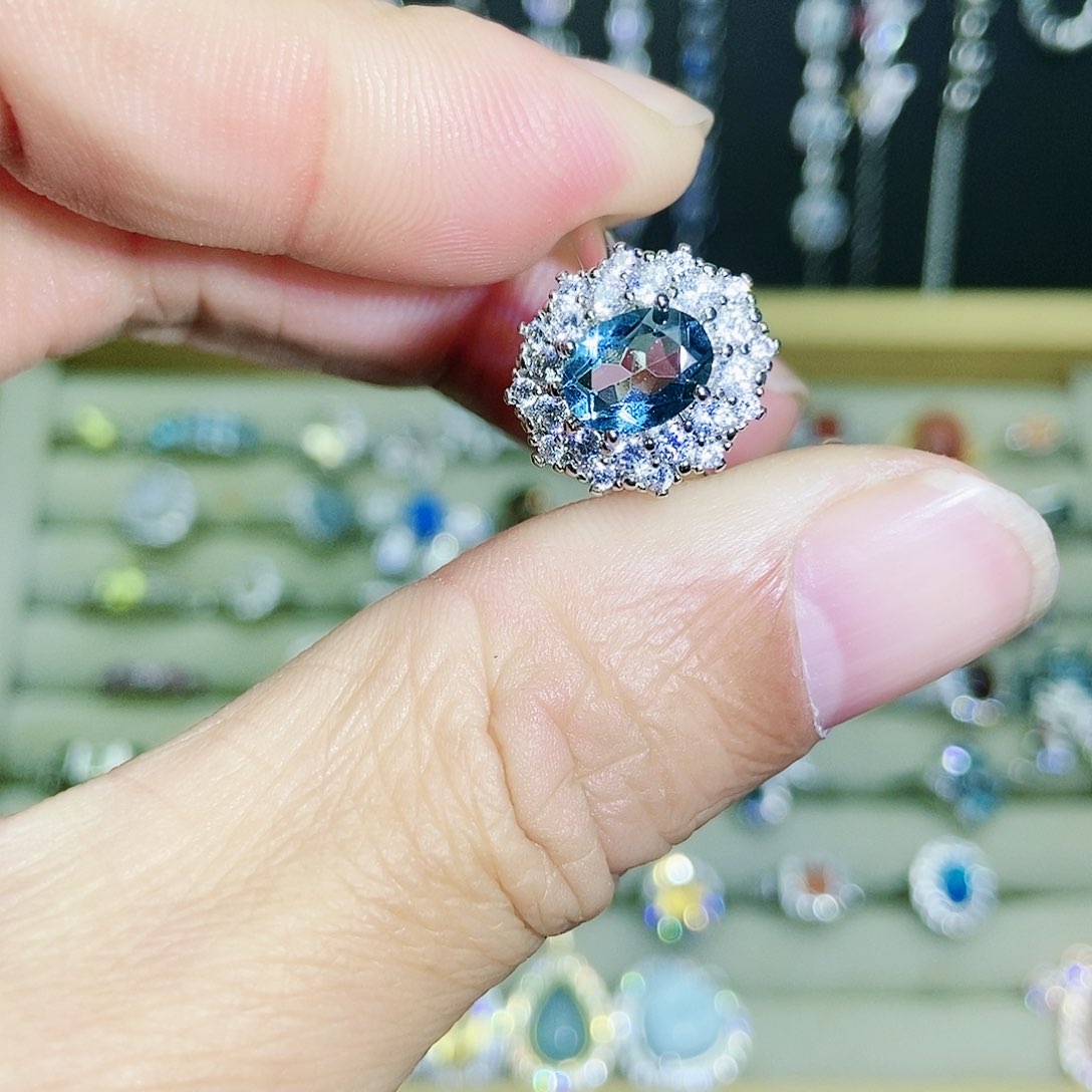 【闪购商品】未镶嵌戒指托帕石