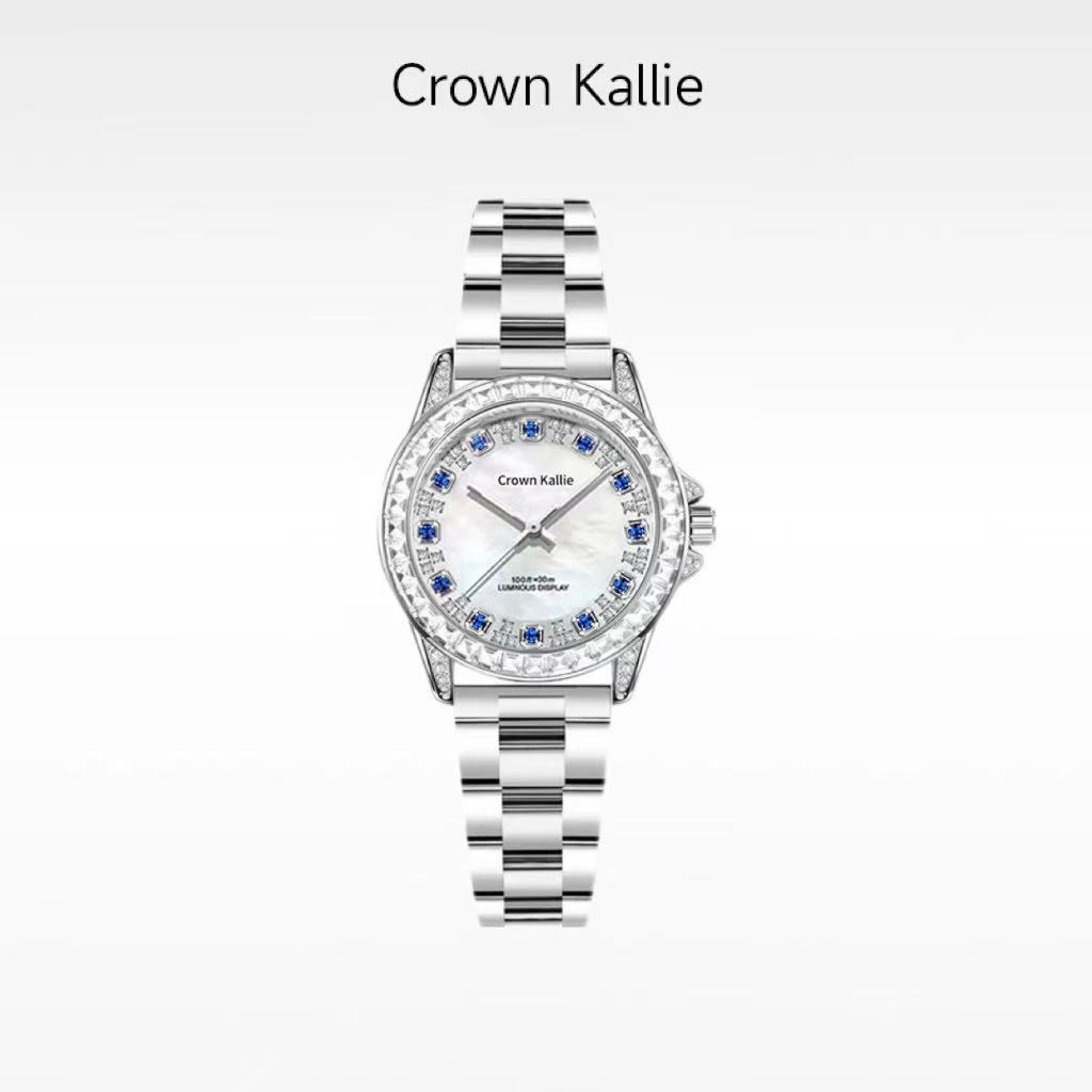 Crown Kallie【冰心女神】云贝系列周年限定全自动女士腕表ck8138