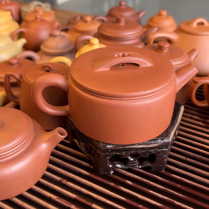 茶案紫砂紫泥汉瓦260cc