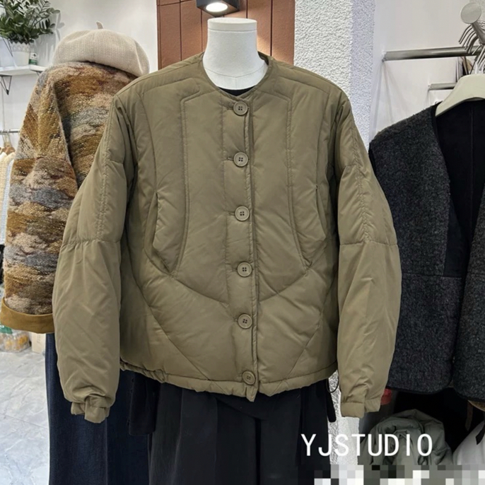 深咖色 羽羽外套 小个子必入！