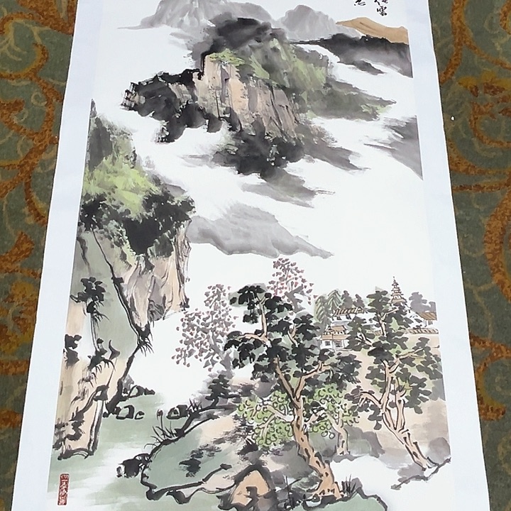 国画e***l四尺整张李维忠