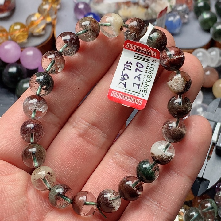 水晶手串未镶嵌天然