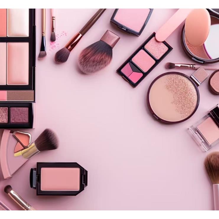 便携款可拆卸替换刷头蓝色柔软化妆刷适合初学者