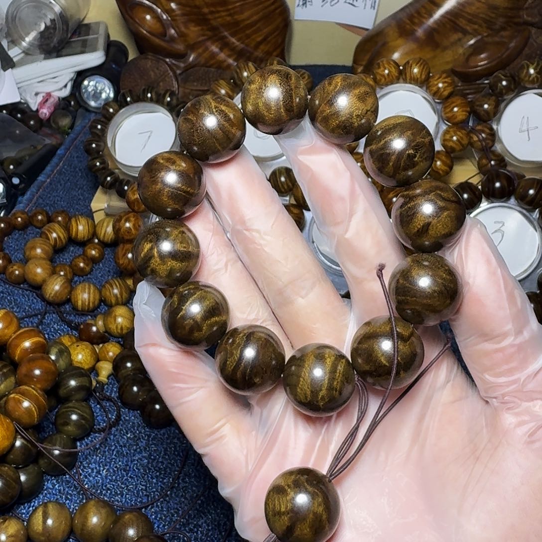 阴沉木手串/手链小龙胆