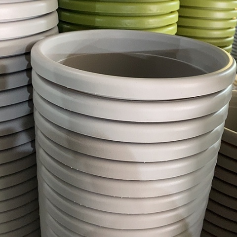 树脂四季4号微瑕灰白无托8个