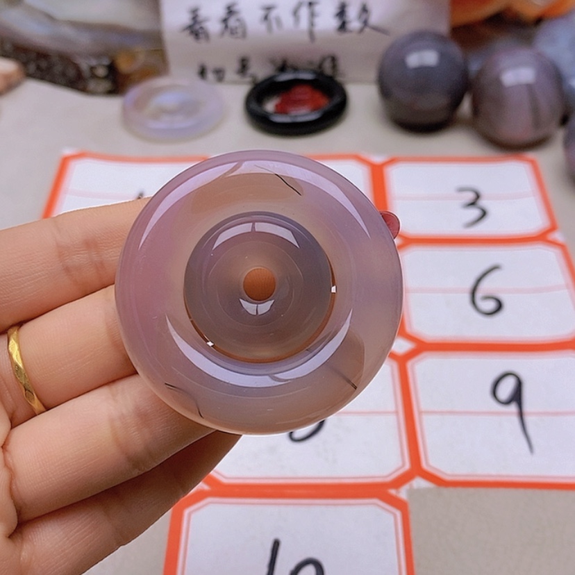 【闪购商品】未镶嵌玛瑙/玉髓珠宝半成品浮**士