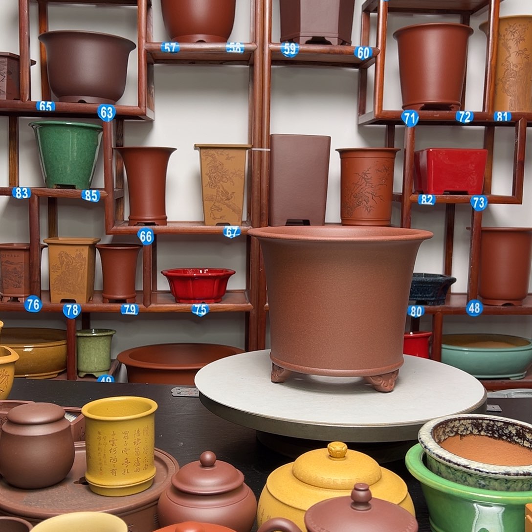 紫砂花盆?***长圆盆花盆