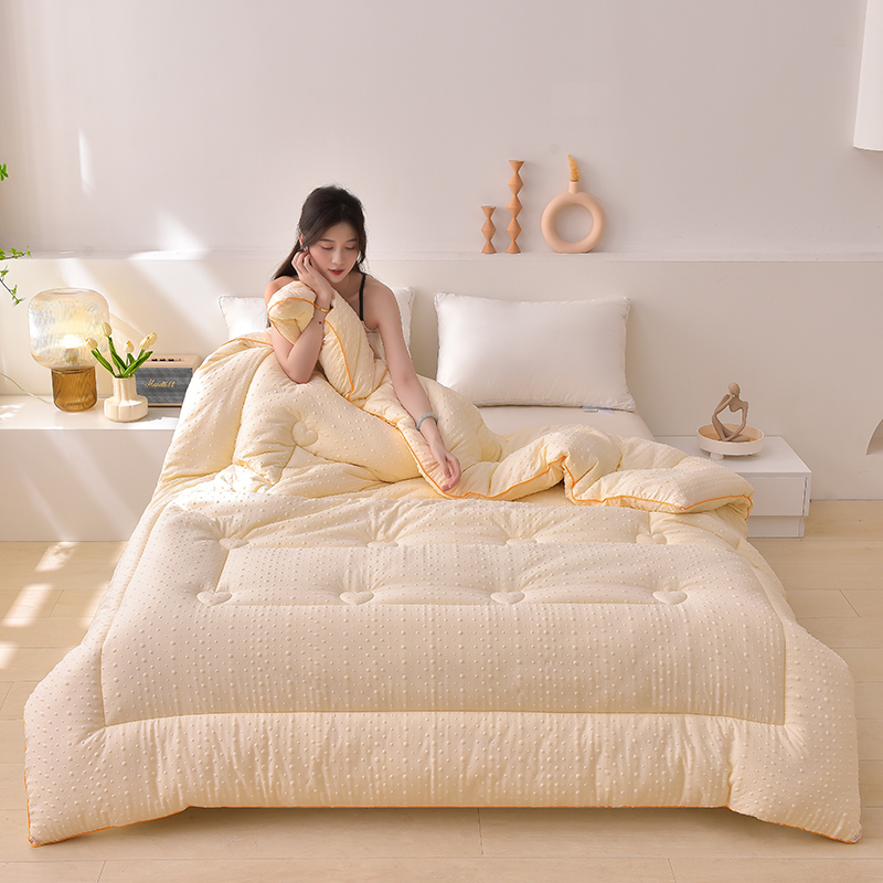 2025新款加厚高克重3D按摩豆豆被A