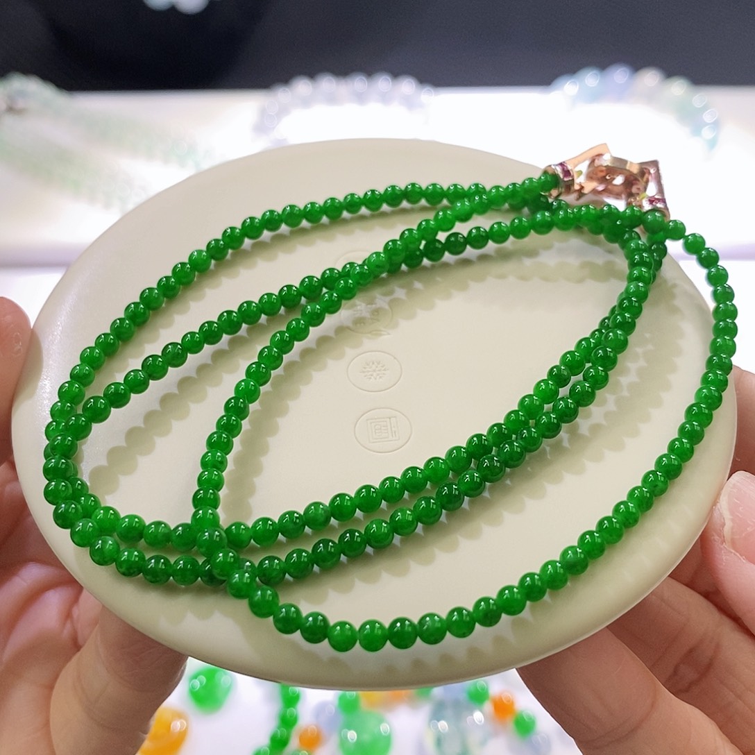 翡翠未镶嵌挂件项链亏清福利