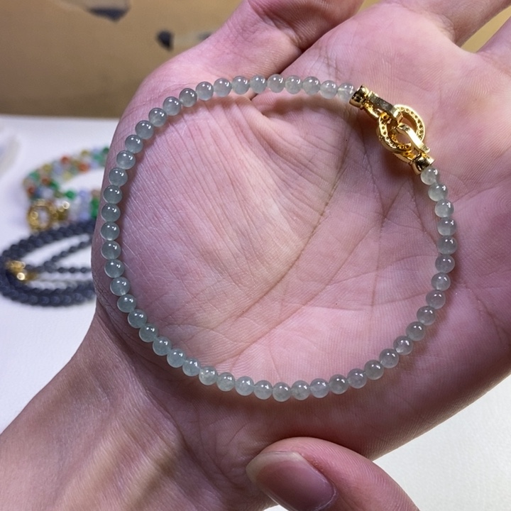 定制翡翠未镶嵌缅甸翡翠a货卡3.7