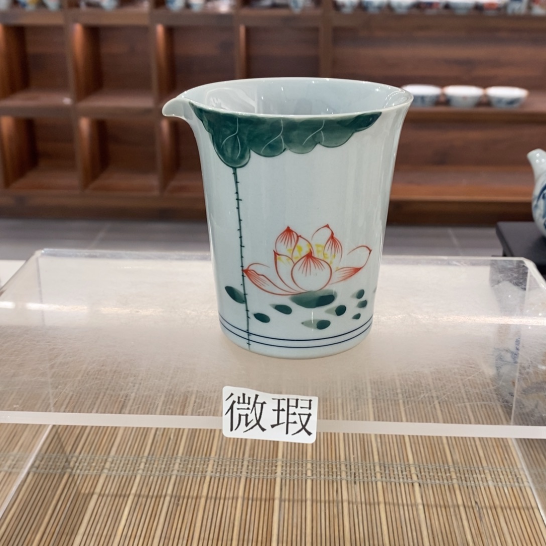 釉下彩老陶泥手工绘制