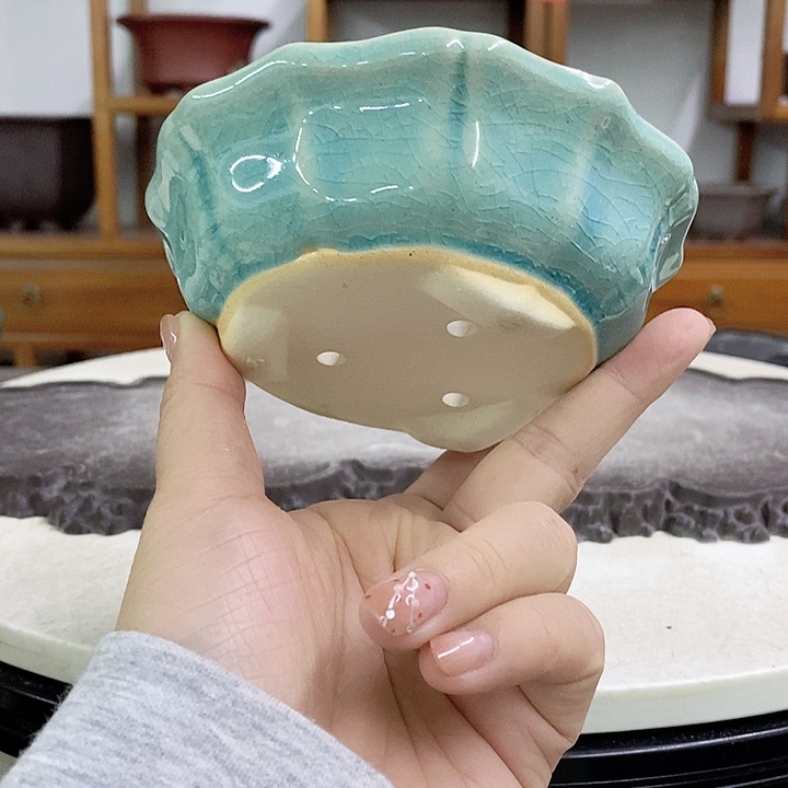 紫砂花盆瑕疵3.5-11。。。