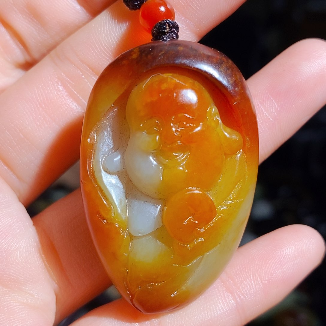 和田玉颈饰未镶嵌