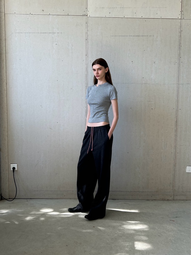 SANSTORE JOHN 松紧腰西裤显瘦宽松百搭时尚直筒 25春夏