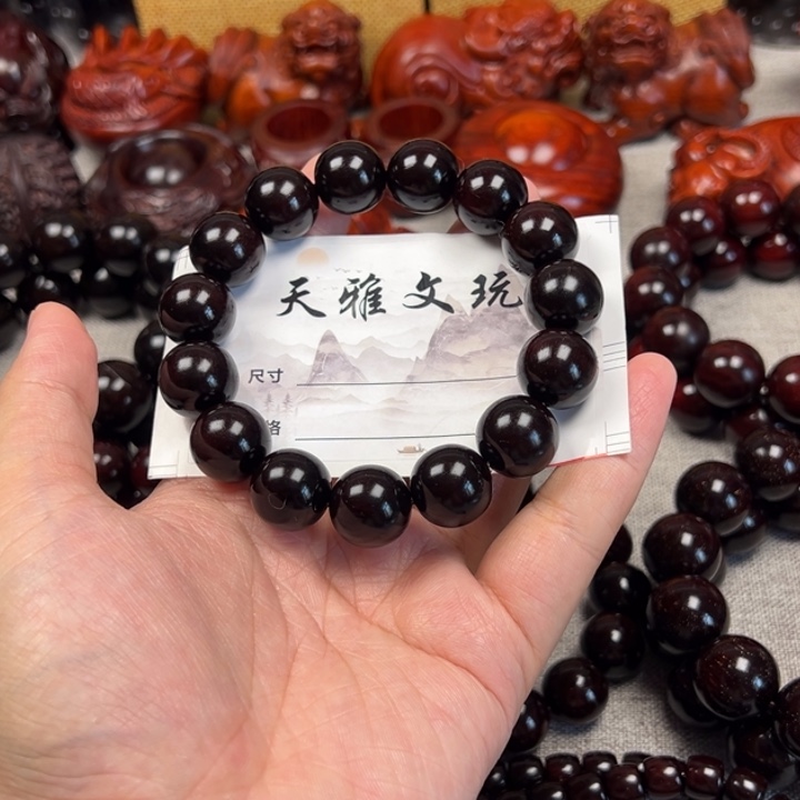 小叶紫檀把件小*紫檀手串