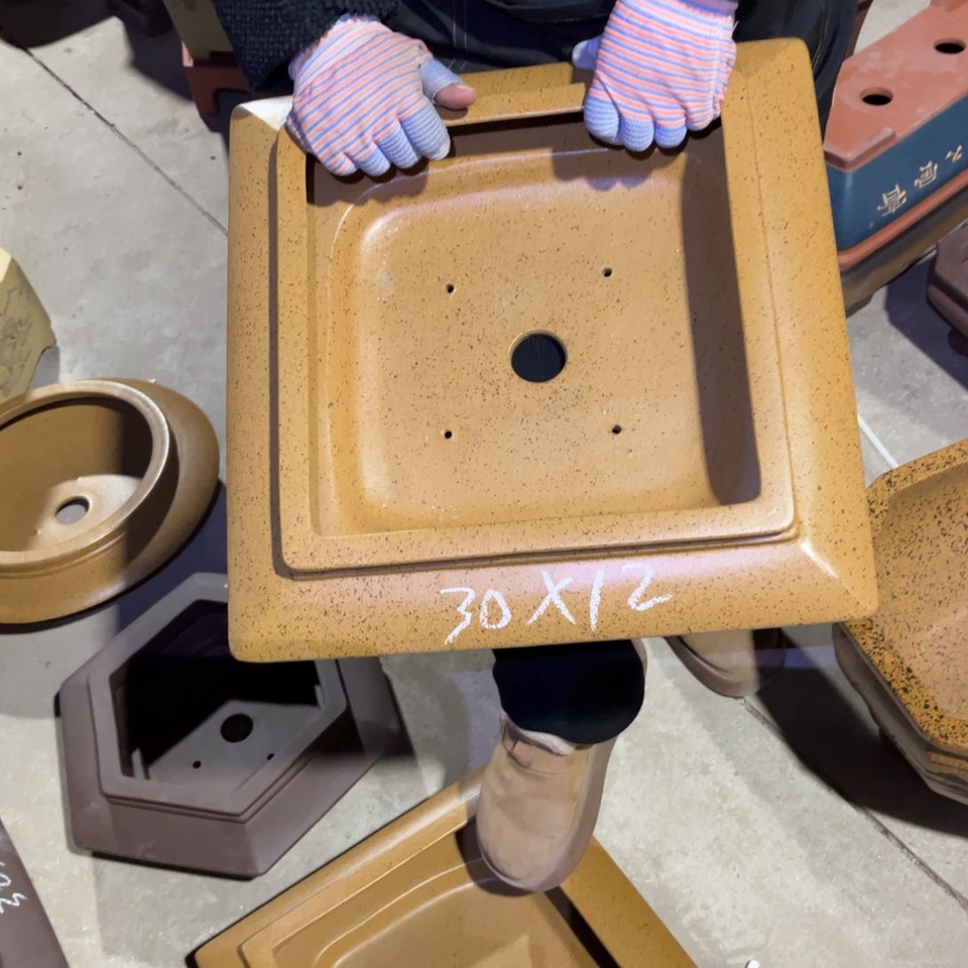 紫砂花盆盆景艺术