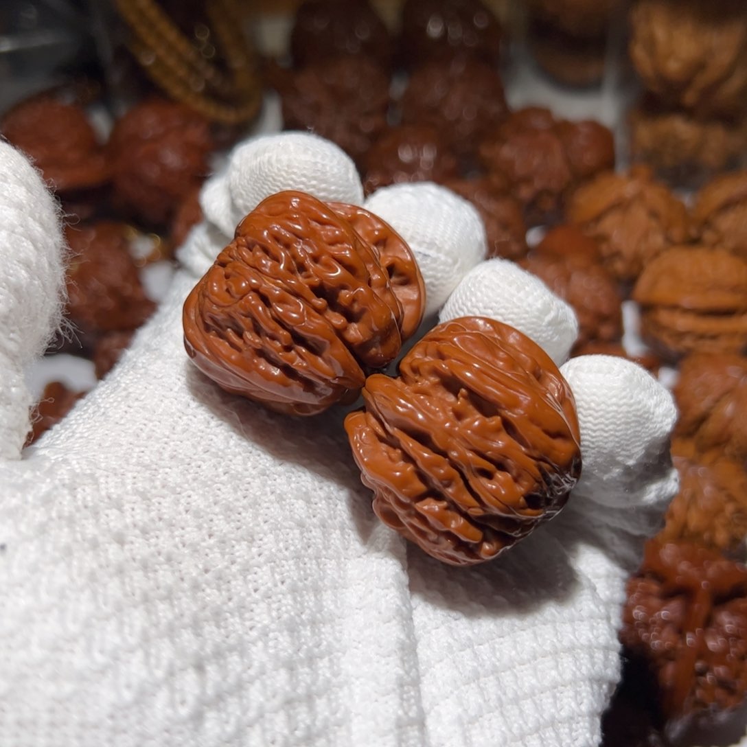 文玩核桃把件磨盘蛇