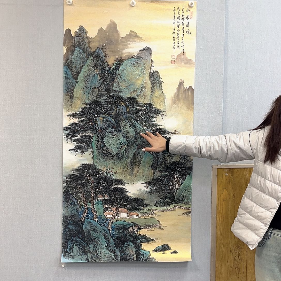 国画国画作品纯手绘作品