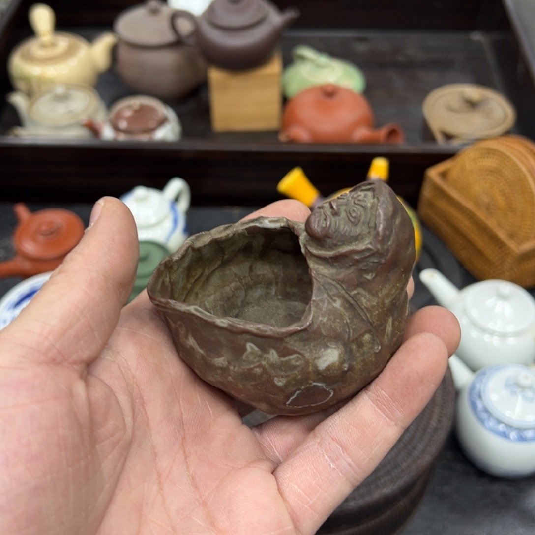 海***风陶瓷日本中古工艺品摆件