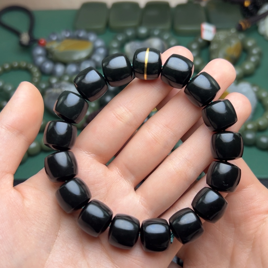 和田玉手链未镶嵌我*想