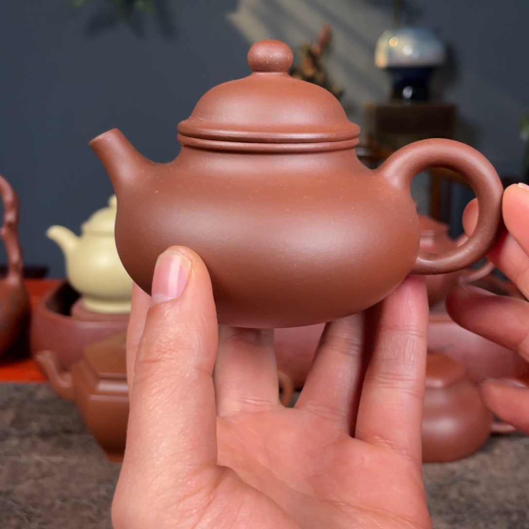 張***中紫砂茶壶半手工18657