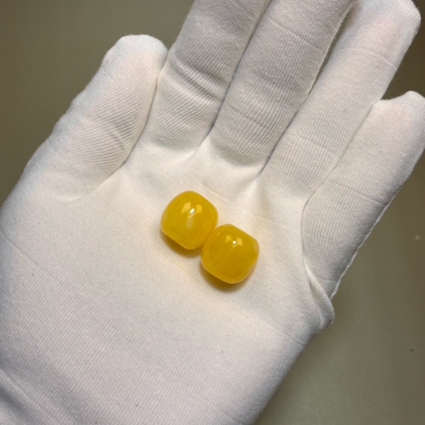 黄15×16桶珠（拍一送一到手2颗）散珠DIY配饰配件